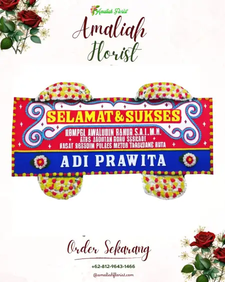 Papan Bunga Ucapan Selamat Tibubeneng